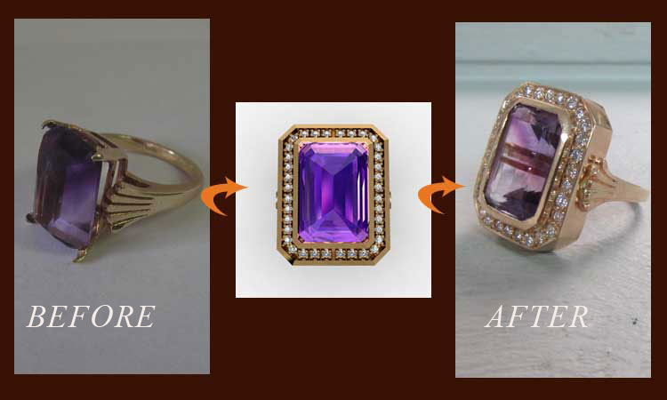 old jewelry restoration sample